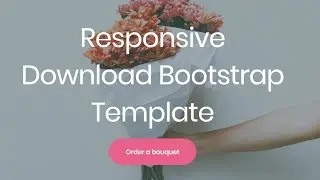 Download Bootstrap Template - Free HTML Website Templates