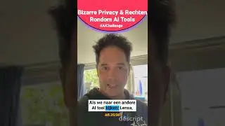 Bizarre Privacy & Eigenaarschap Rechten Rondom AI #shorts