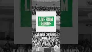 LIVE FROM EUROPE COMING AUGUST 2!