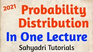 Probability Distribustion | Maths | Class 12 | Sahyadri Tutorials
