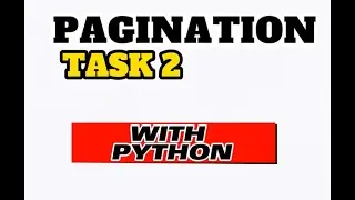 0x00. Pagination