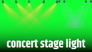 CONCERT STAGE LIGHT ||GREEN SCREEN || CHROME KEY || CONTENT FOR CREATORS
