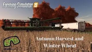 Autumn Harvest and Winter Wheat | Seasons Ep.3 | Midwest Horizon FS19