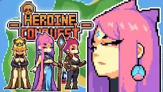 Heroine Conquest GAMEPLAY - All Stages + Secret Final Stage