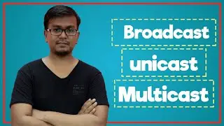 Unicast,Broadcast,Multicast || Computer Network || Unicasting,broadcasting,multicasting || Bangla