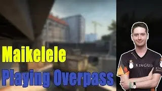 Maikelele playing Faceit on Overpass (twitch stream)