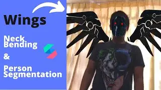 Spark AR - Neck Bending & Person Segmentation | Tutorial Wings Alas