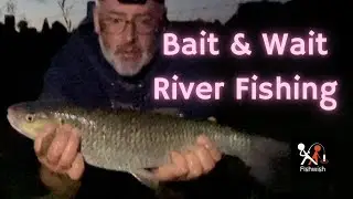 River fishing into dusk