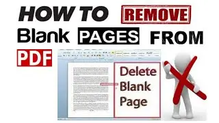 How to Remove Blank Pages From PDF Files  |Delete Blank Pages in PDF|