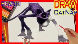 How to Draw CatNap - Step by Step Cat Drawing