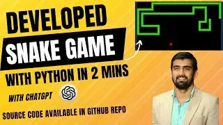 Create Snake Game Using ChatGPT And Python In 2 Minutes