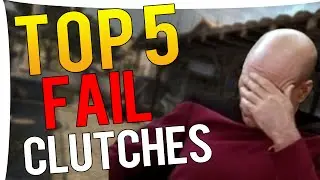 CS:GO - TOP 5 WORST PRO FAIL CLUTCHES