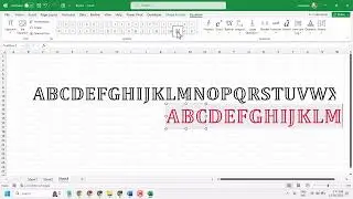 How to Type Double Stroke Capital Letters in Excel