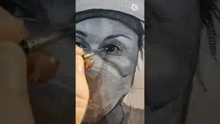 Vic's portrait Timelapse video of portrait painting in acrylics  for #portraitsfornhsheroes