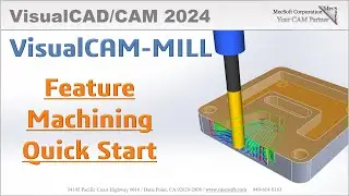 VisualCAD/CAM 2024 Automatic Feature Machining (AFM) Quick Start