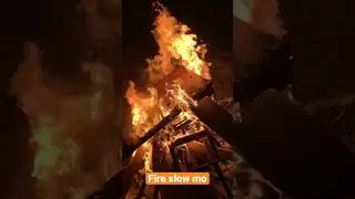 Fire on slowmo 