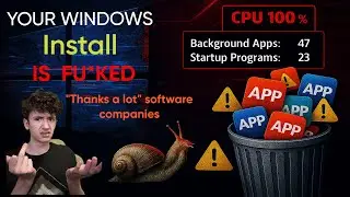 YOUR WINDOWS IS FU*CKED | Debloat your PC