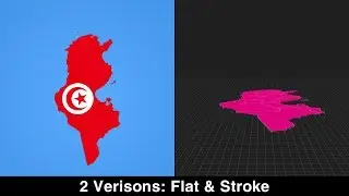 Tunisia Map Kit - After Effects Template
