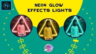 How To Create Neon Glow Light Effects ➡photoshop tutorial➡Trendpc Edits