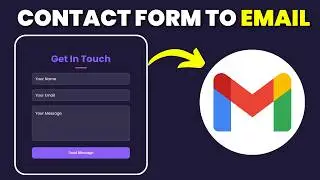 Build a WORKING Contact Form in Minutes with HTML & CSS! | Send Contact Form Data to Email