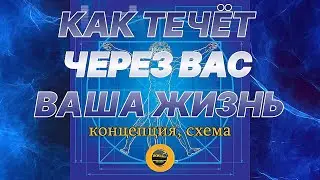 КАК ТЕЧЁТ ЧЕРЕЗ ВАС ВАША ЖИЗНЬ. Концепция, схема. #осознанность #пробуждение #самопознание