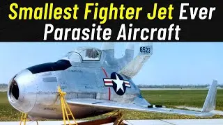 Smallest Fighter Jet Ever - XF 85 Goblin - No Landing Gear