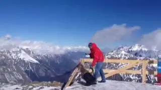 Домбай 2017 квадрокоптер