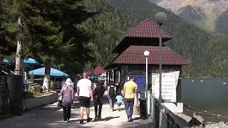 Абхазия. На озере Рица. Сентябрь 2020 г.