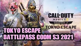 Battlepass Codm Season 3 Tokyo Escape - CODM BP 2021