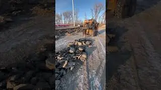 Мороз из земли делает бетон!