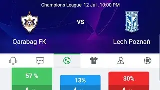UEFA Champions League Qarabag FK vs Lech Poznan Live match Today #kheladula_খেলাধুলা