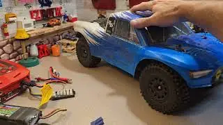 Working on the ARRMA SENTON, when we hear a crash outside, PRAYERS for everybody involved in it