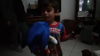 Sonic de pelúcia surpresa