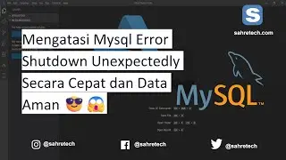 Mengatasi Error Mysql Error Shutdown Unexpectedly, Cepat, Aman #tutorial #programming #viralvideos