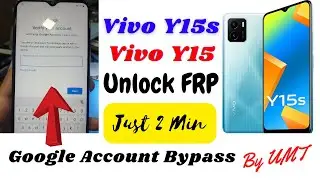 Vivo Y15s | Y15 | FRP Google Account Bypass Remove By UMT | Password Unlock