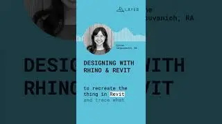 Designing with Rhino & Revit