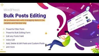 Wordpress Bulk Posts & Custom Posts Editing By ithemelandco