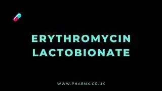 How to pronounce Erythromycin lactobionate
