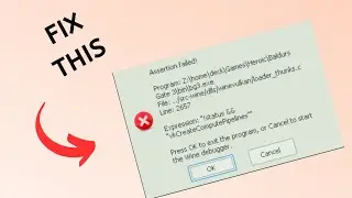 How to Fix “Assertion Failed” Error in Steam Deck