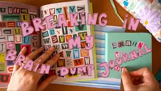 Decorating My New Brain Dump Journal | First Page + Yap 📔 🎀
