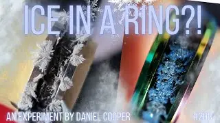 'THE ICE RING' - FROZEN In RESIN ART! An Experiment by Daniel Cooper