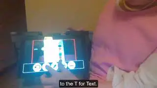 Annotating on the screen with captions