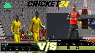 Sunrisers Hyderabad Vs Australia  Cricket 24 Android Gameplay || Full Thrilling Match 😈 | Cricket 24