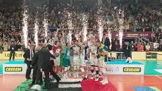 Finale Scudetto: la premiazione dell'Itas Trentino