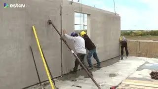 Vorgefertigte Bauweise: Mit XCON bauen Sie massiv, trocken und extrem schnell