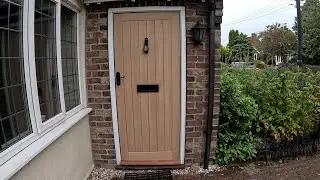 Heavy Oak Door Installation, 