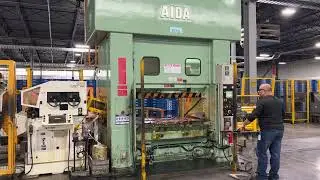 330 Ton Aida PMX-L2-3000(1) Straight Side Double Crank Press - Year: 2016