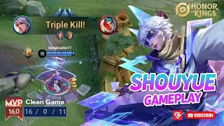 SHOUYUE MODE SNIPER CLEAN GAMEPLAY HONOR OF KINGS