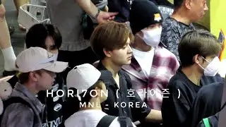 HORI7ON ( 호라이즌 ) @NAIA TERMINAL 3 MNL 🇵🇭 - KOREA 🇰🇷 SECOND SEND OFF