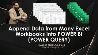 How to Append Data from Many Excel Files into Microsoft POWER BI (POWER QUERY)